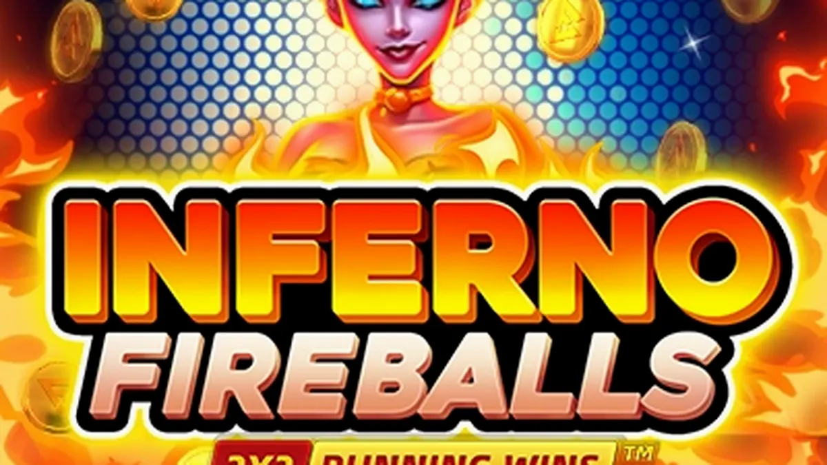 Inferno Fireballs স্লট গেমের মোবাইল ইন্টারফেসের দৃশ্য